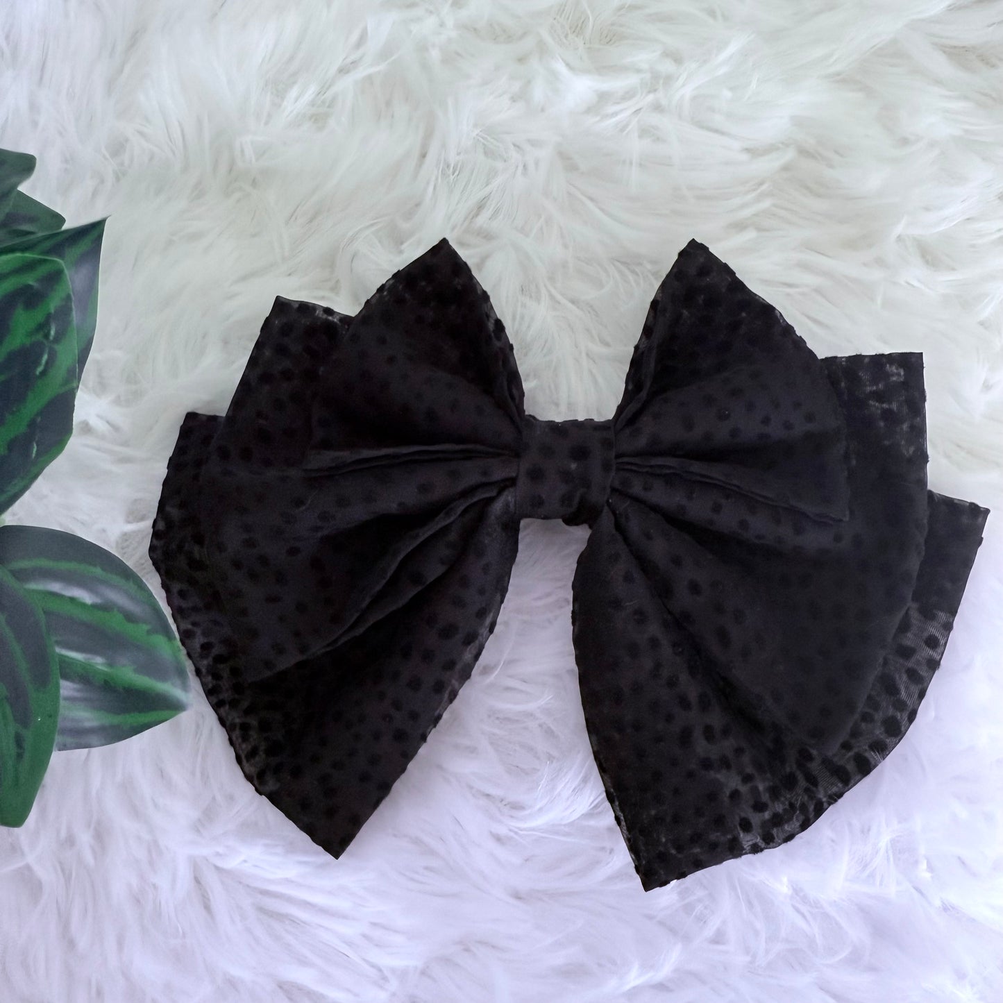 Oversized Girls Triple layered Hair Bow